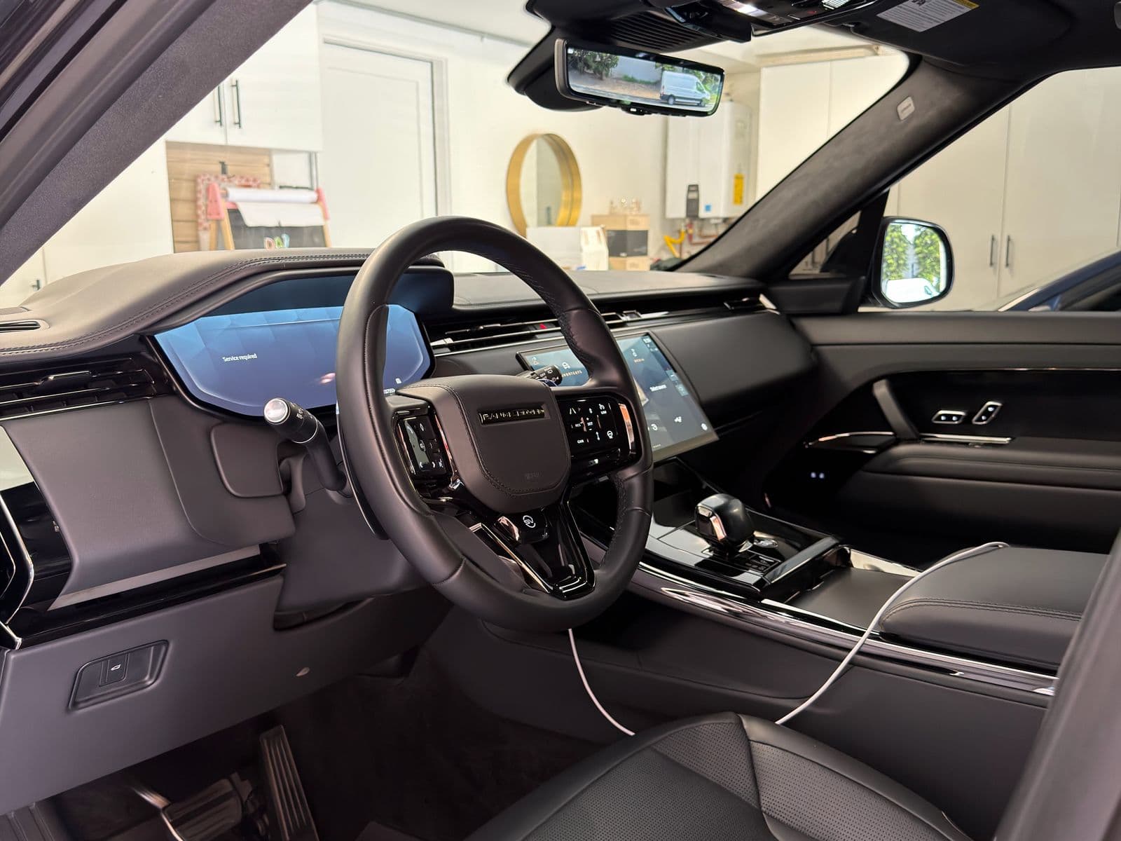 Range Rover interior detailed and vacuumed