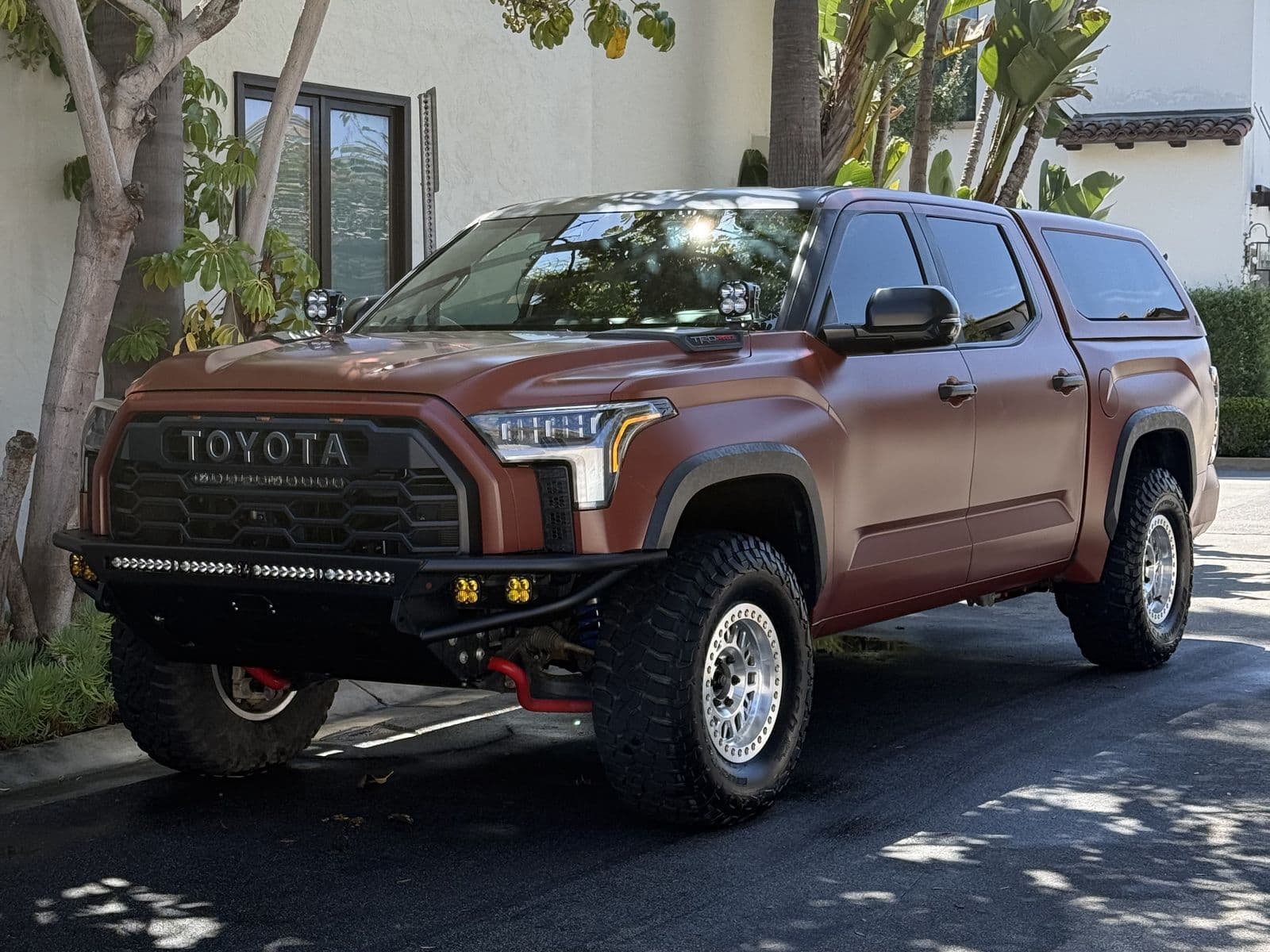 Toyota Tundra TRD Pro exterior, detailed to a rich, glossy finish